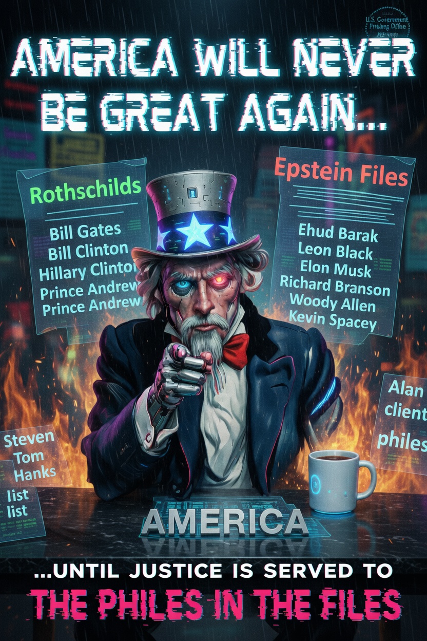 America Will Never Be Great Until Justice is Served to The Philes in the Files