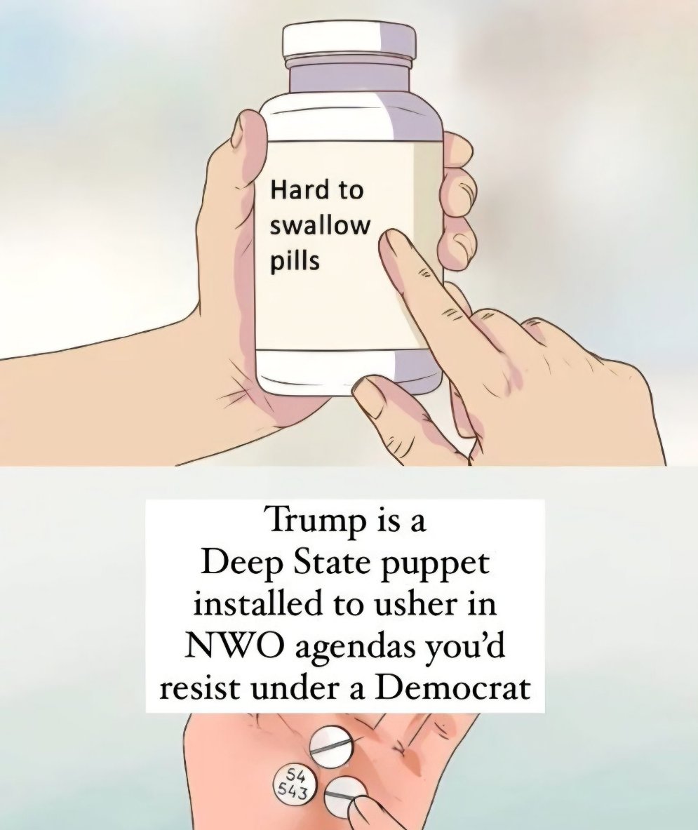 Hard Pills to Swallow Trump is Deep State